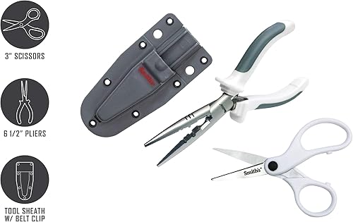 Miniatura 2 de SMITH'S LAWAIA 51255 Juego de alicates y tijeras gris/blanco