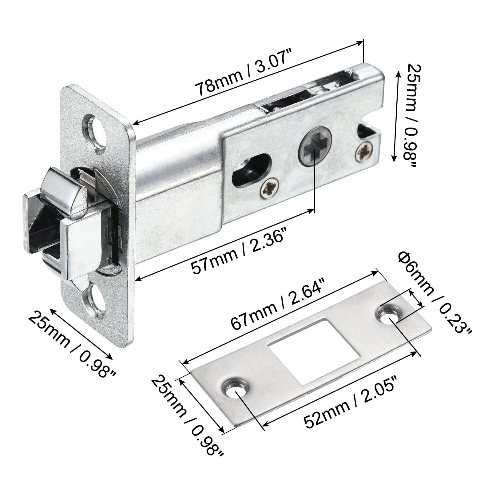PATIKIL Recessed Door Lock - Image 3