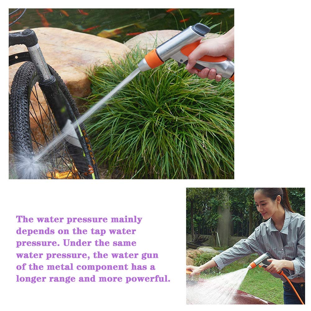 Regner Garten Rasen Regner Ausrüstung Spritzpistole Gartenschlauch Düse Wasserpistole (Anzug 20m)