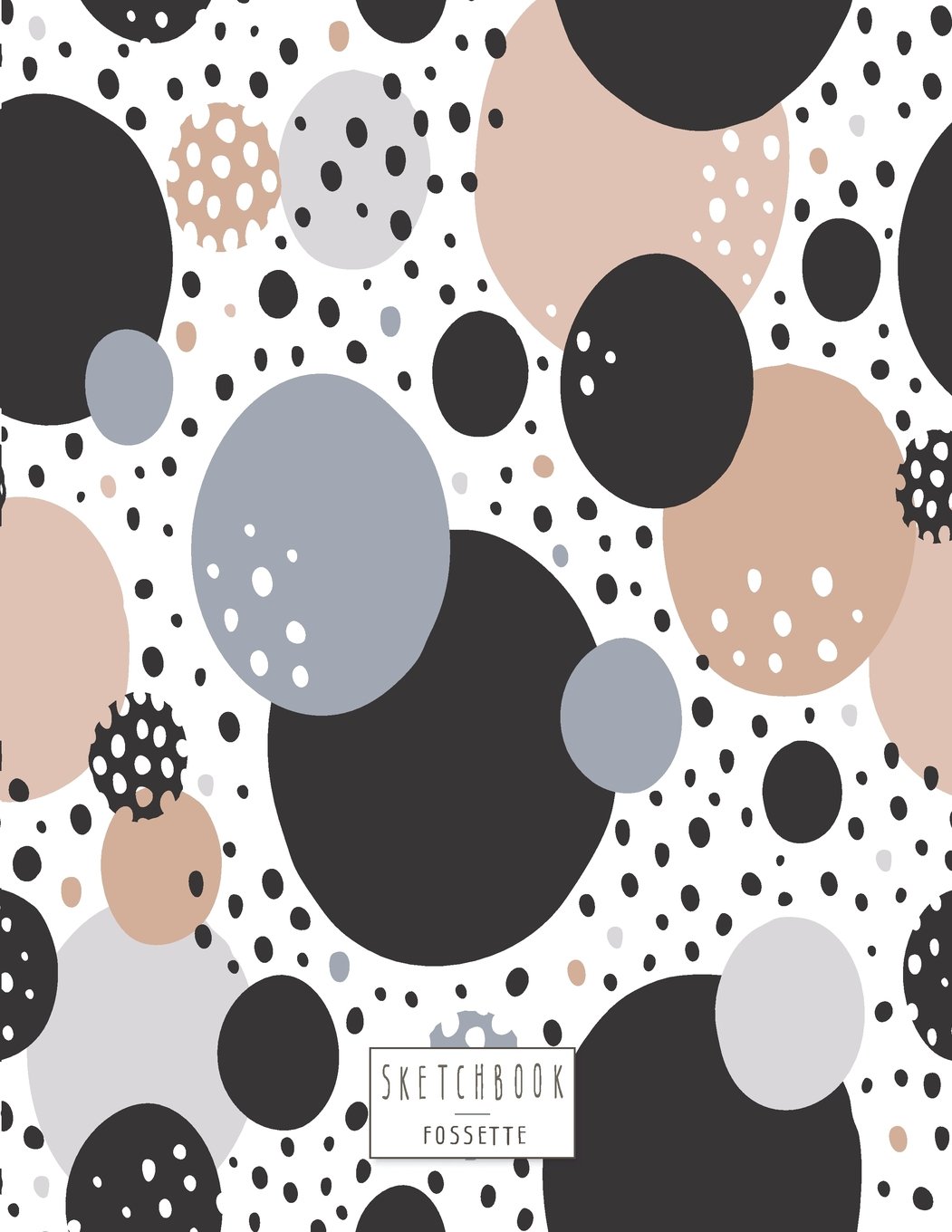 sketchbook: Polka dot cover (8.5 x 11) inches 110 pages, Blank Unlined Paper for Sketching, Drawing , Whiting , Journaling & Doodling (Polka dot sketchbook)