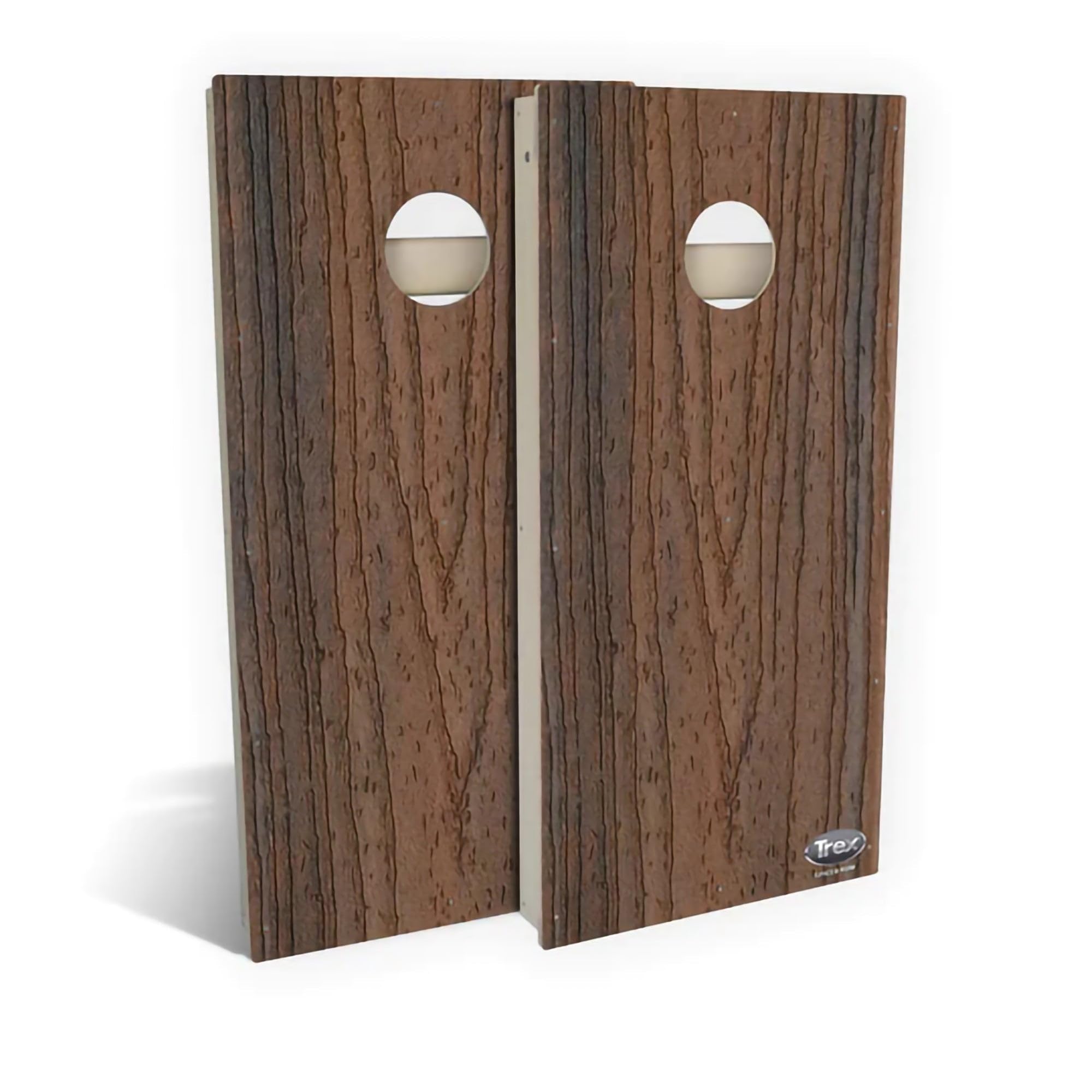 Skip's Garage Trex Spiced Rum All-Weather Cornhole Boards - CVC - Include Hole + Edge Lights