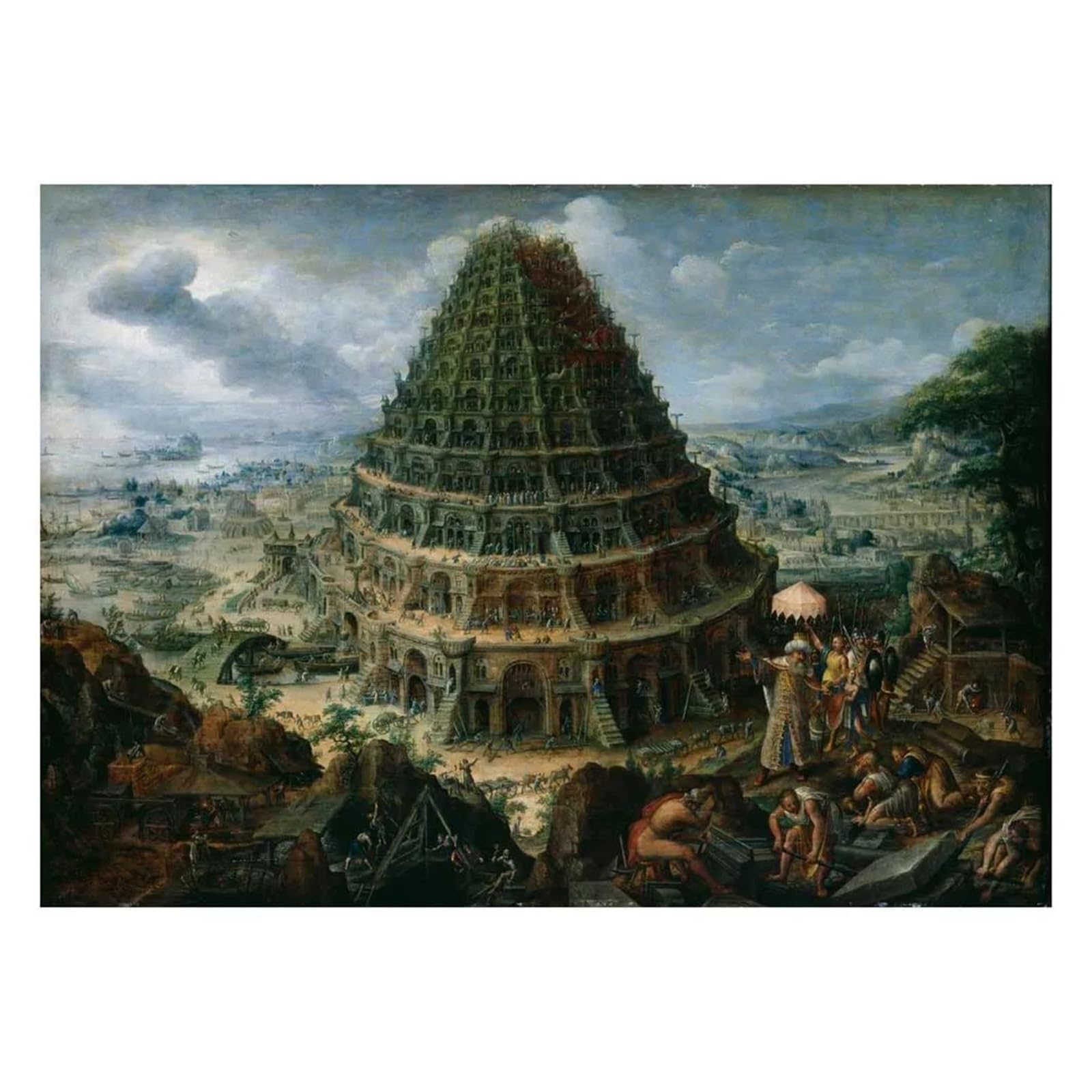 Peinture impression d'art Babylone XENITE pour créer une ambiance évasion dans votre bureau