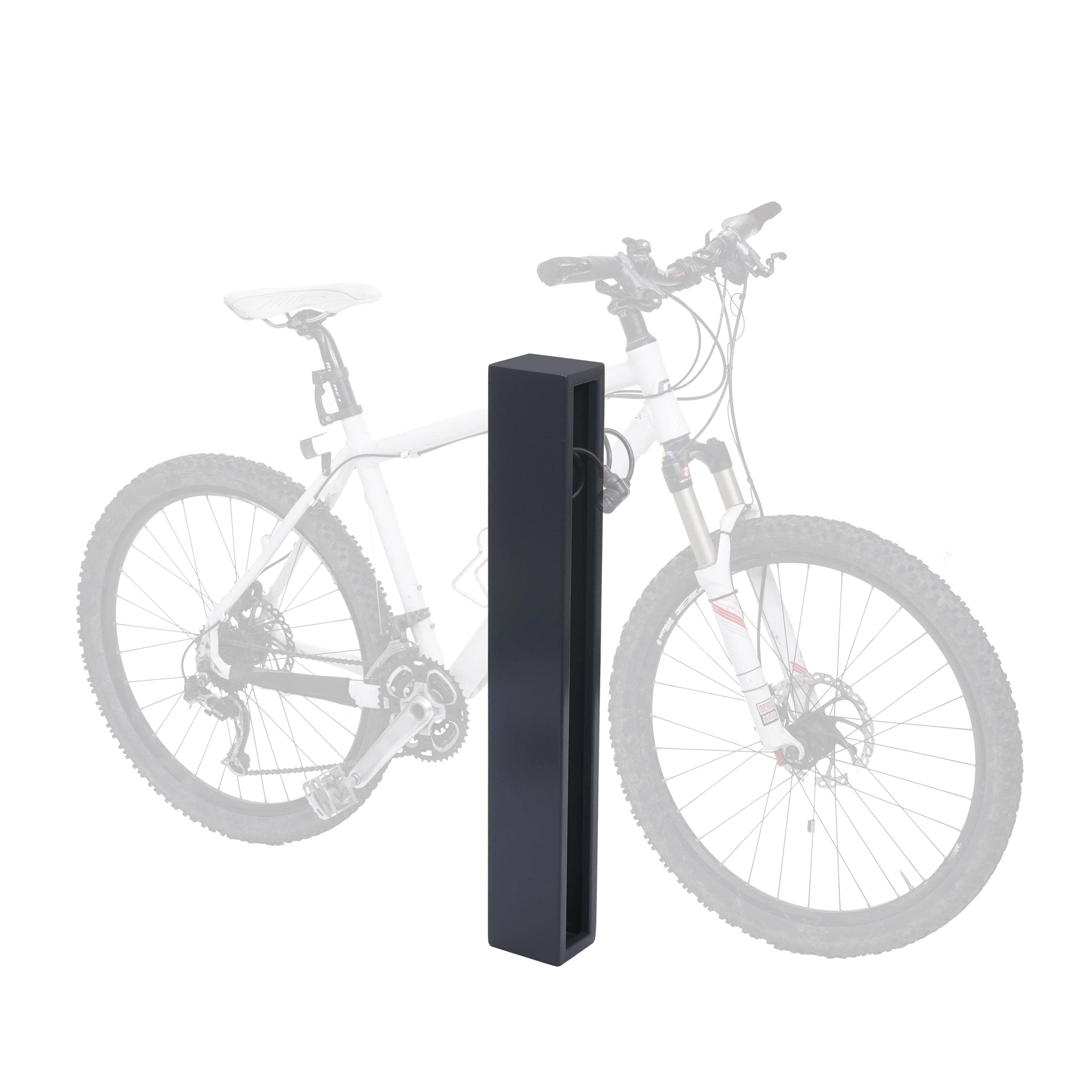 Mendler Fahrradbügel HWC-J80 87x10x13cm verzinkter Stahl - anthrazit