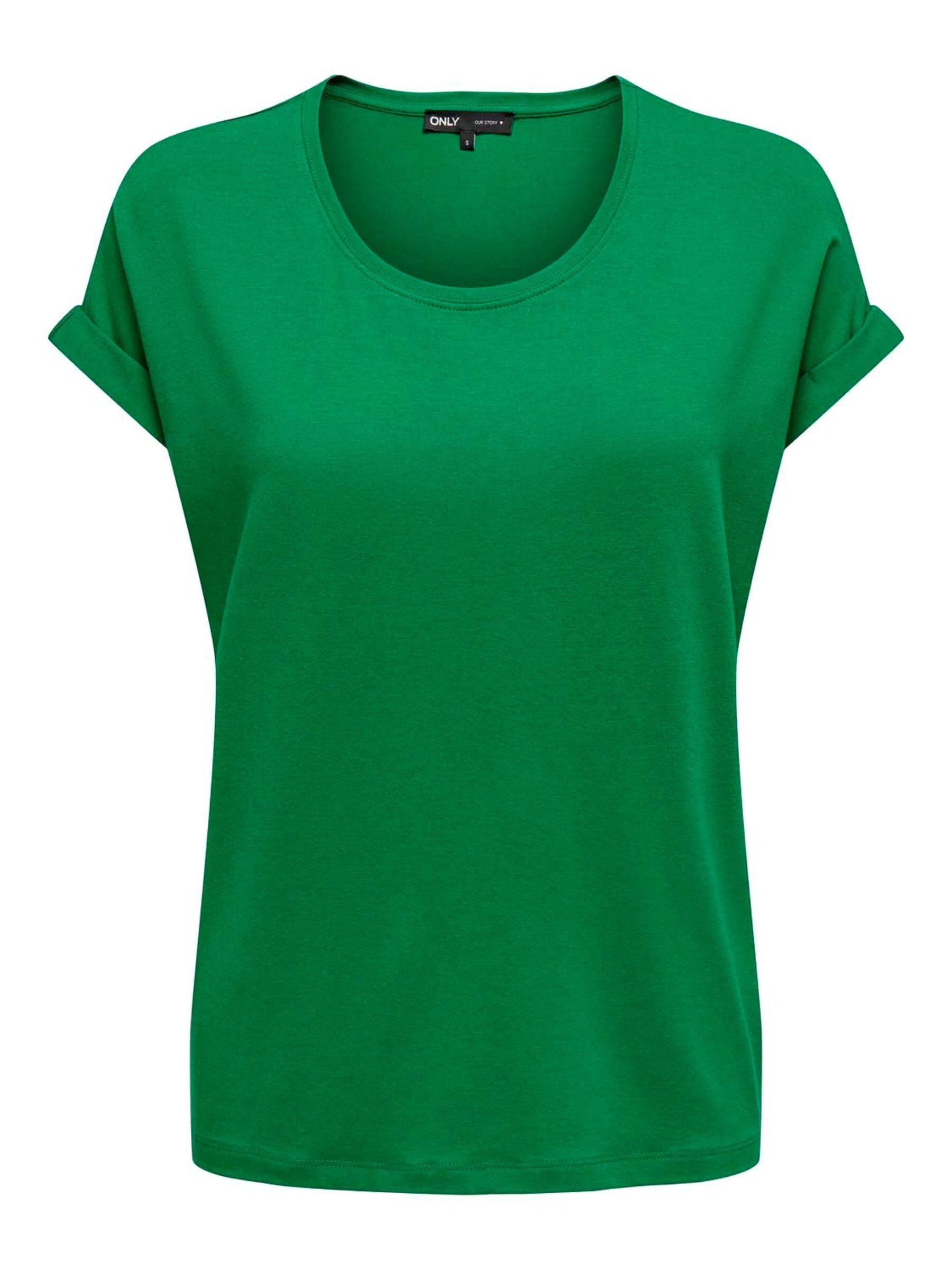 ONLY Women's Onlmoster S/S O-Neck Top Noos JRS T-Shirt, Jolly Green, S