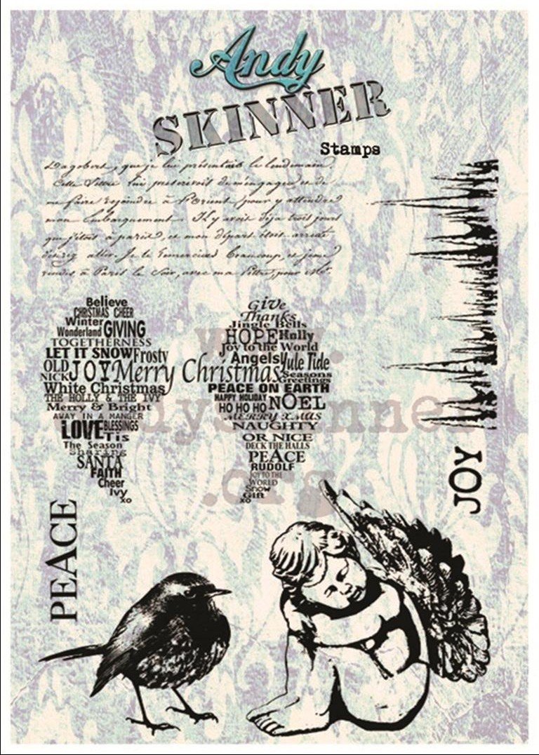 Art Stamps A5 Andy Skinner Simply Angelic Stamp