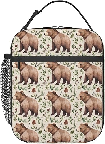 Miniatura 18 de Lonchera de mariposa para mujeres, niños y niñas, lonchera aislada, lonchera para adultos, bolsas de almuerzo reutilizables para el trabajo,