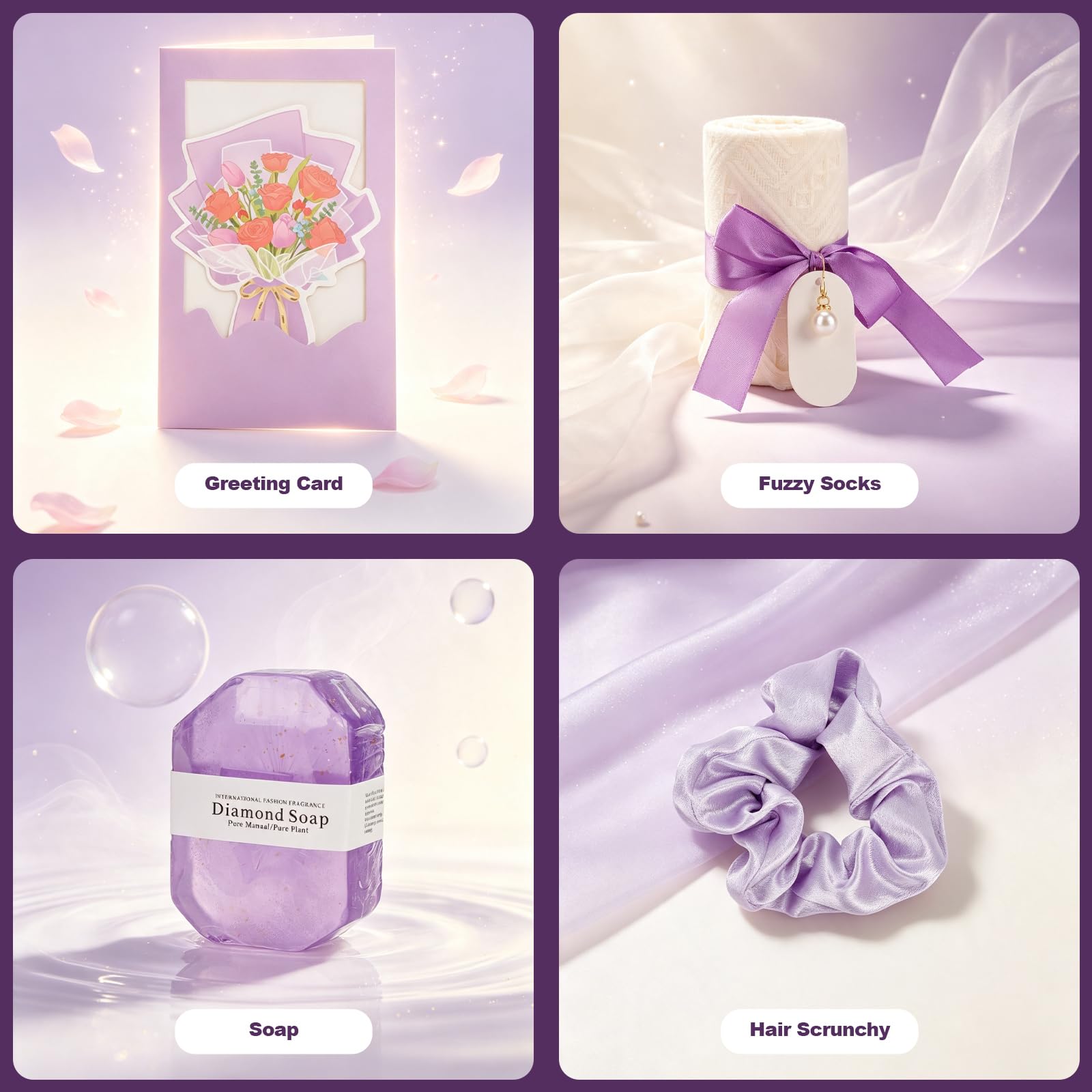 GAESHOW Cadeau femme anniversaire, 9 ensembles de bain spa pour elle