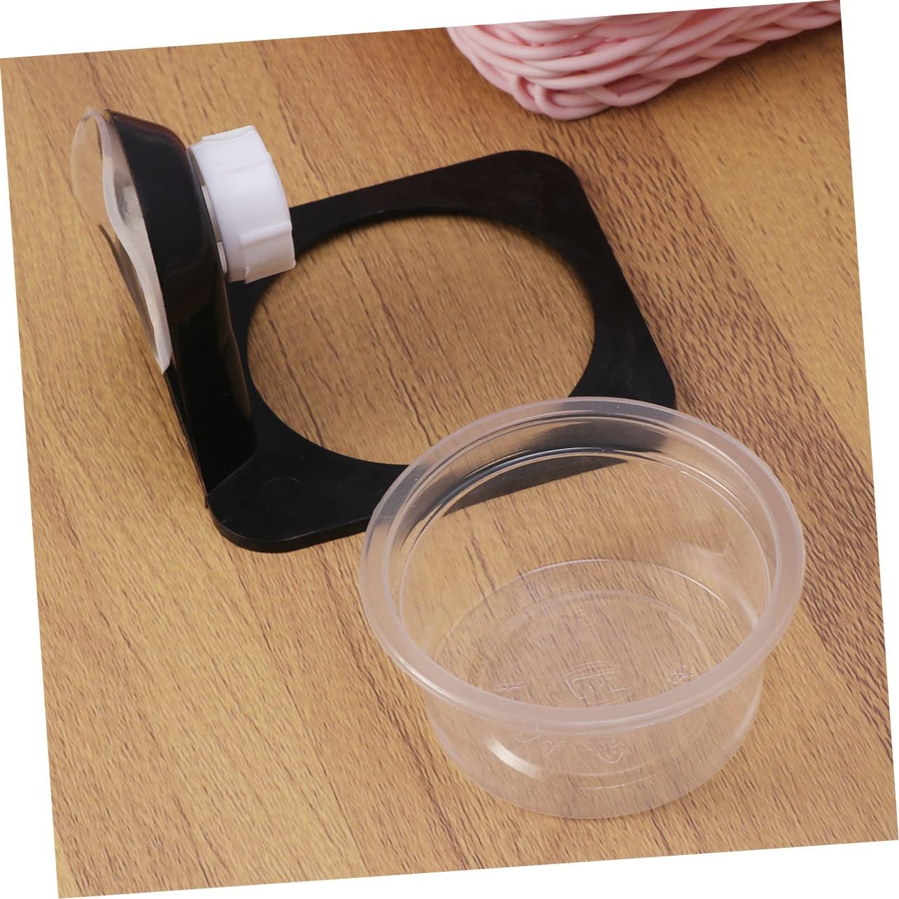 Housoutil 12pcs Reptile Feeder and Water Bowl Black Feeding Dish for Lizard and Other Reptiles Space-Saving Design for Tanks and Boxes