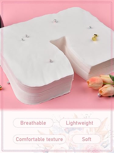 Miniatura 10 de Kalolary 200 fundas desechables para cuna, ultra suaves, antiadherentes, planas, fundas blancas para reposacabezas para mesas de masaje, sillas