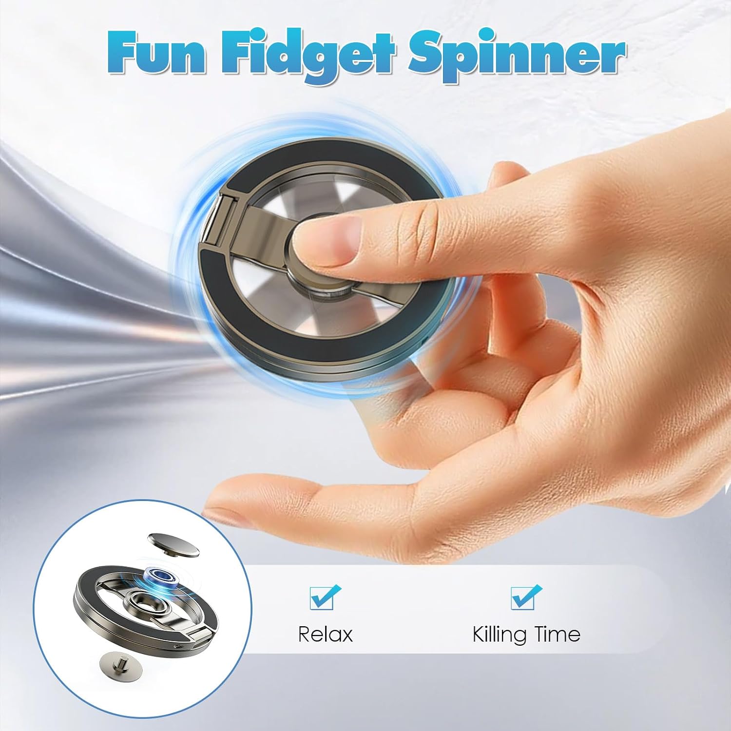 Magnetic Phone Holder for Magsafe,Magnetic Phone Grip for iPhone 12-17 image 3