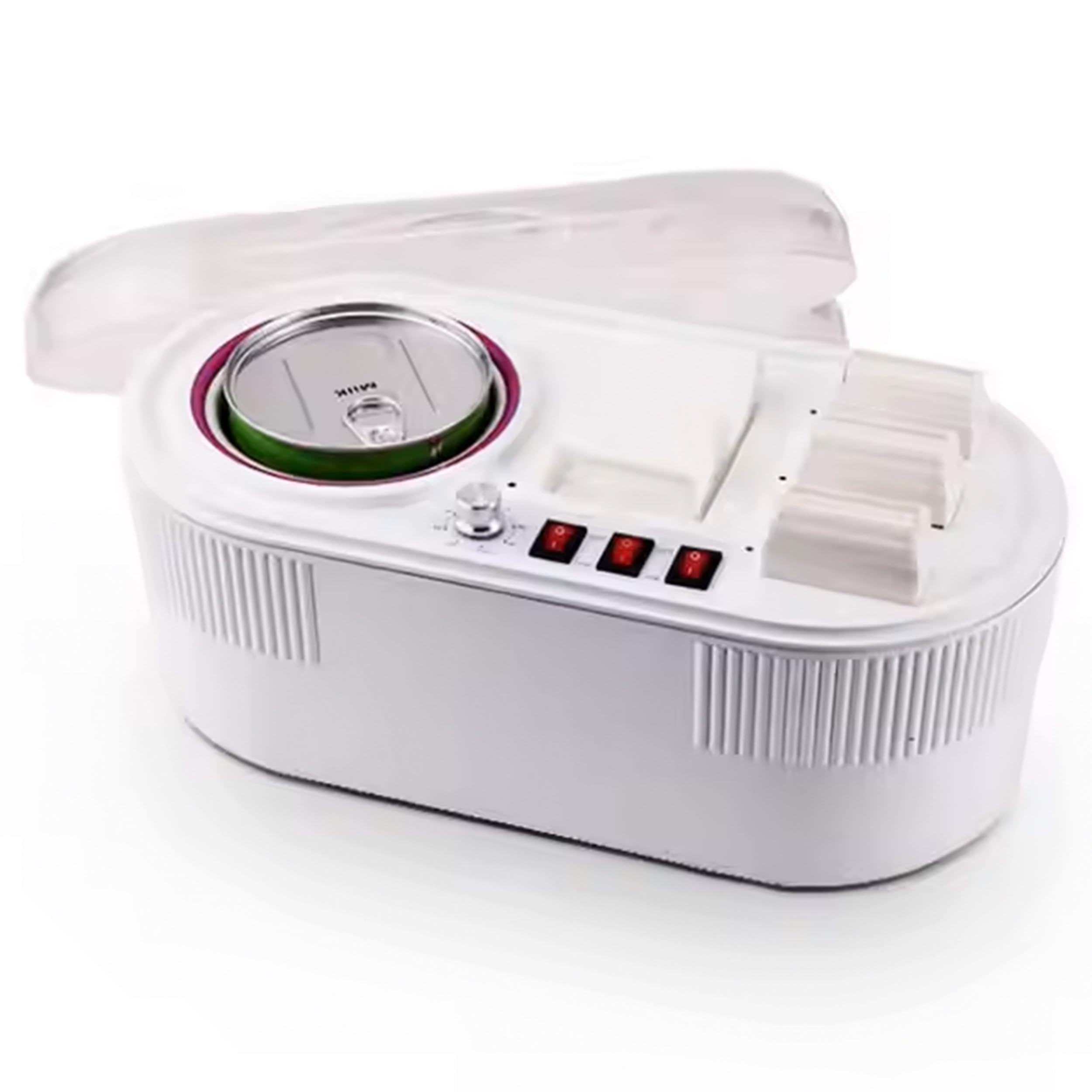 Discount Spa Equipment - Single Can & Roll-On Wax Warmer, Wax Warmer for Hair Removal, Fits Single Can Hard Wax and 3 Roll-On Wax