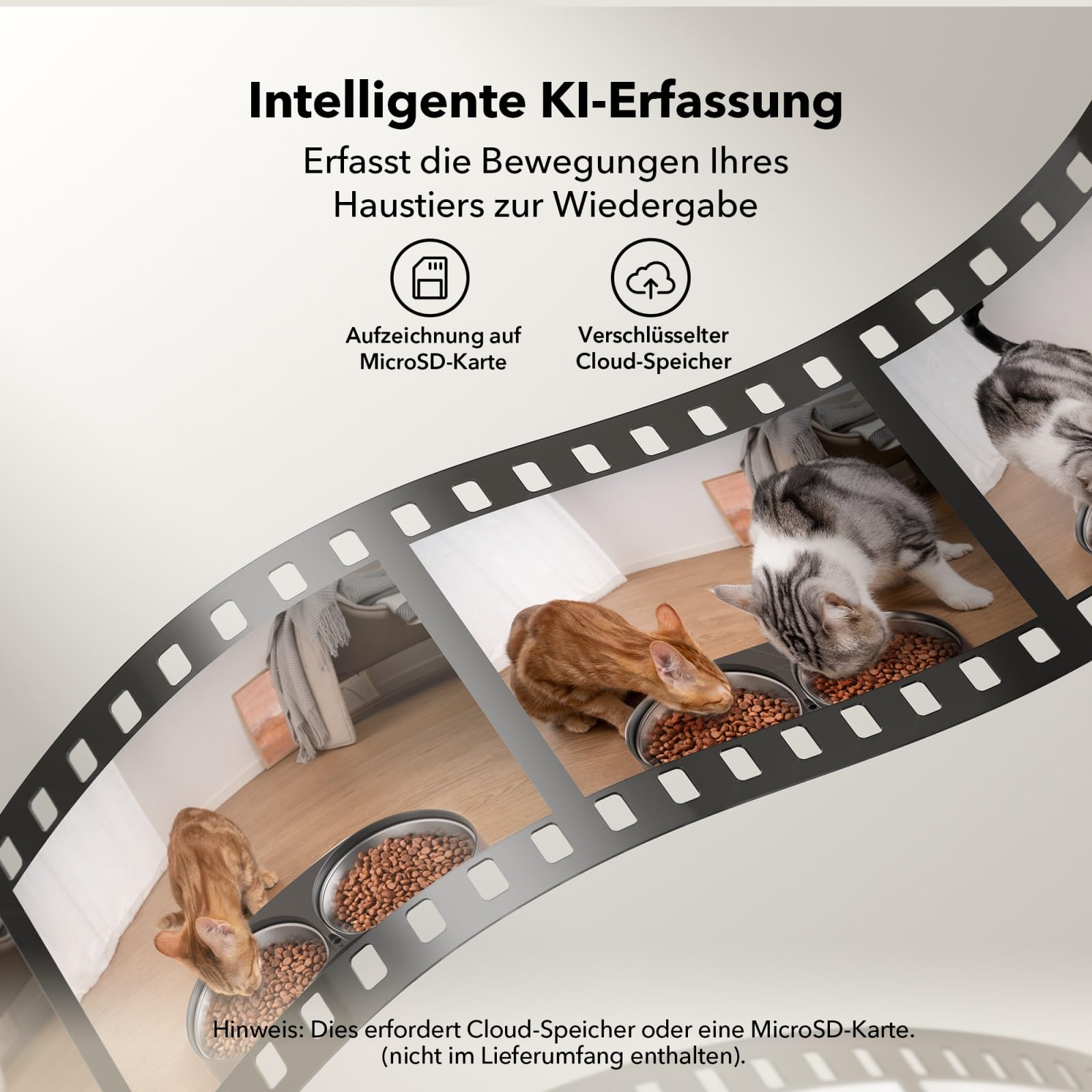 PETLIBRO ETLIBRO Dozownik karmy 2 kot z kamerą 1080P, 5G i 2,4G WiFi automatyczny karmnik dla zwierząt z miskami ze stali nierdzewnej, miski dla kotów lub psów