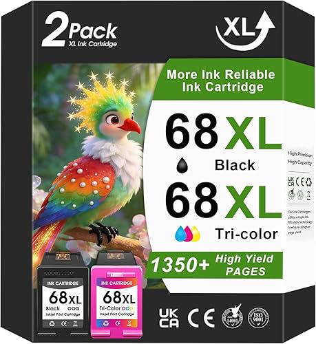 Miniatura 13 de Cartuchos de tinta 62XL de alto rendimiento de repuesto para HP Ink 62 HP 62xl Cartucho de tinta negro para HP Envy 7640 7645 5640 5540 5542 5545