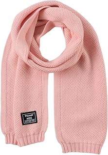 Bufanda de punto de invierno para niños, cálida y sólida, para bebés, bufandas largas suaves para niños y niñas, cuello de pañuelo, urdimbre, otoño