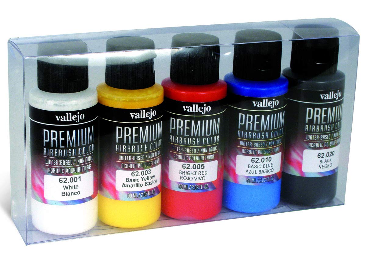 Amazon.com: Vallejo - Premium Color Set Opaque Basics Colors