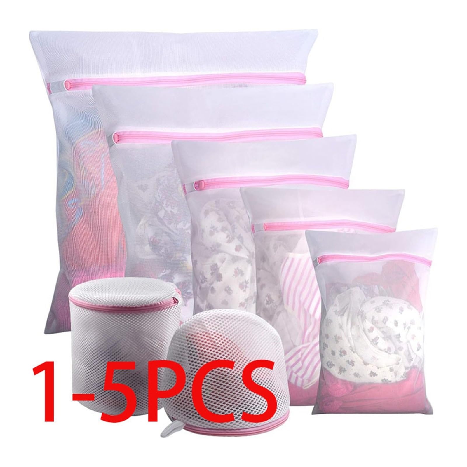 Bolsa de lavandería for el Cuidado de la Ropa, lavadoras, Cesta for la Ropa Sucia, Zapatos de Viaje Reutilizables, Bolsas de Malla, Organizador de Ropa for Sujetador de Mujer(Set2,3PCS)