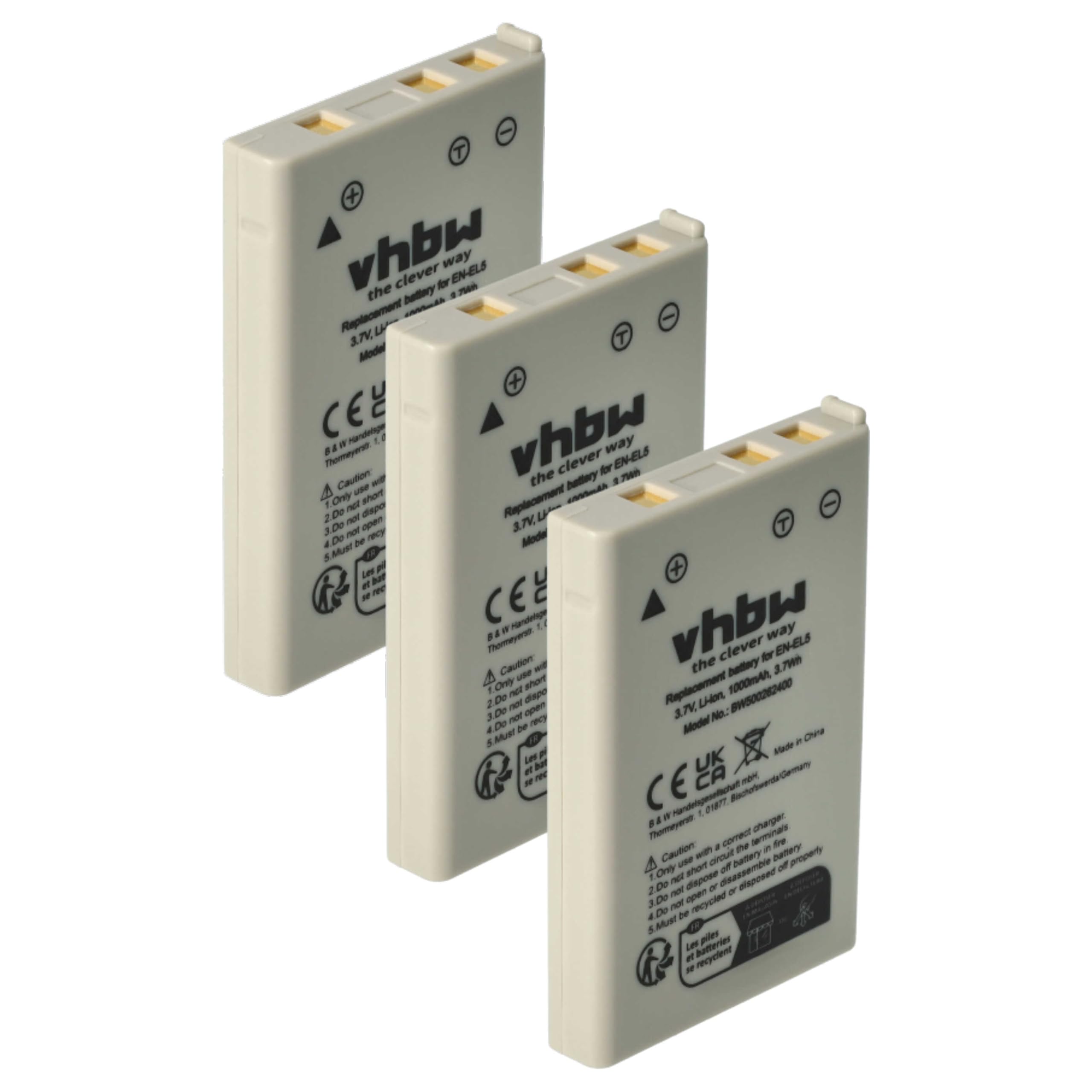 Batteria EN-EL5 1900 MAh Per Nikon Coolpix P530, P520, P510, P100, P500 – Ricarica Lunga E Sicura
