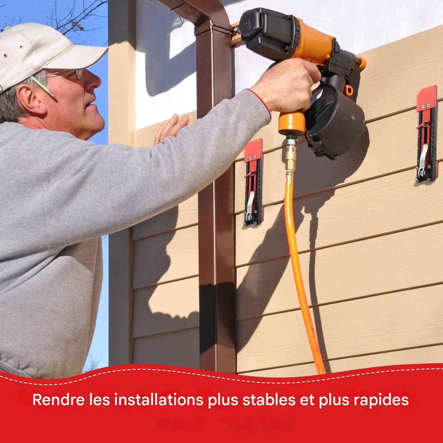 Calibro Per Rivestimenti Regolabile, Misuratore Angoli, Riga A | Kit di montaggio per rivestimenti in lega di alluminio Righello per montaggio a sovrapposizione