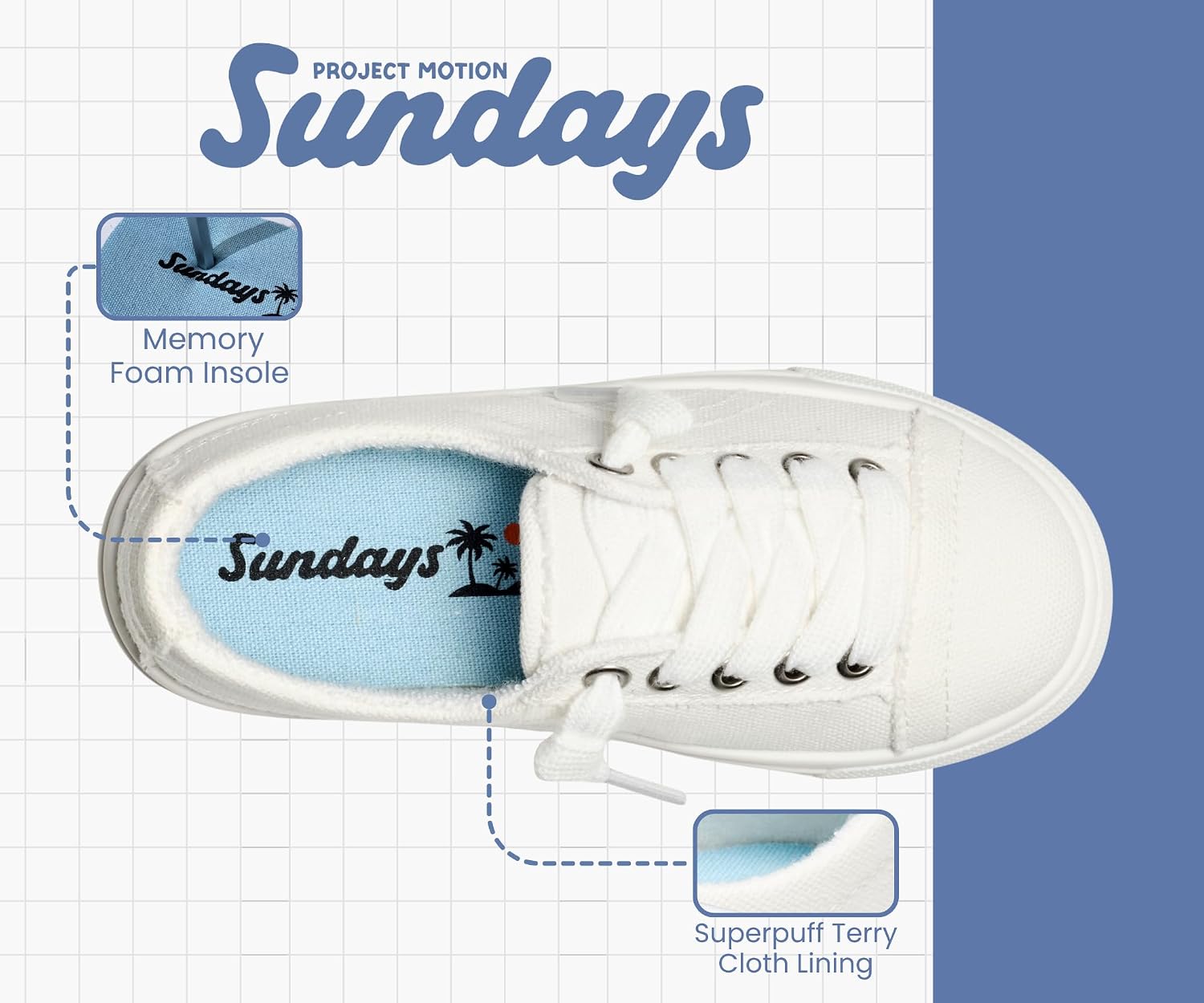 Sundays Girls Shoes - Non Slip with Memory Foam Insole Girls Sneakers - Lightweight Sneakers for Girls Footwear - Comfortable Kids Sneakers