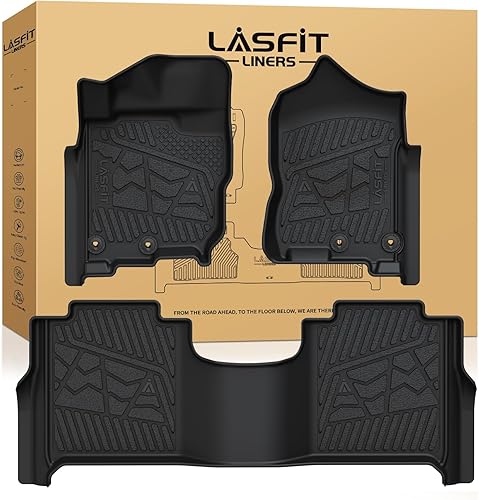 Miniatura 22 de LASFIT Alfombrillas para automóvil, para todo tipo de clima, elastómero termoplástico personalizable, fácil de limpiar, resistente, no se doblan