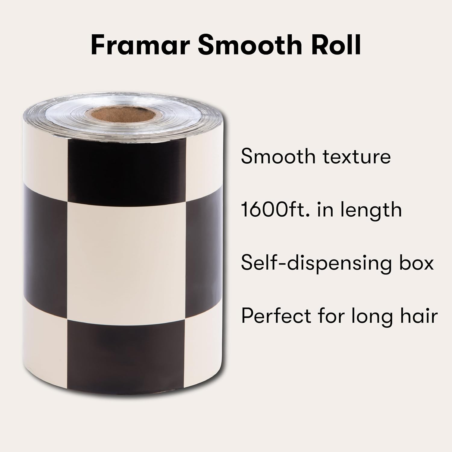 FRAMAR Checkered Hair Foil – Large Hair Foils For Highlighting, Foil For Hair Highlighting, Color Foil Rolls, Salon Foils For Hair Stylist, Hair Color Foils For Hair Stylist 1600 ft