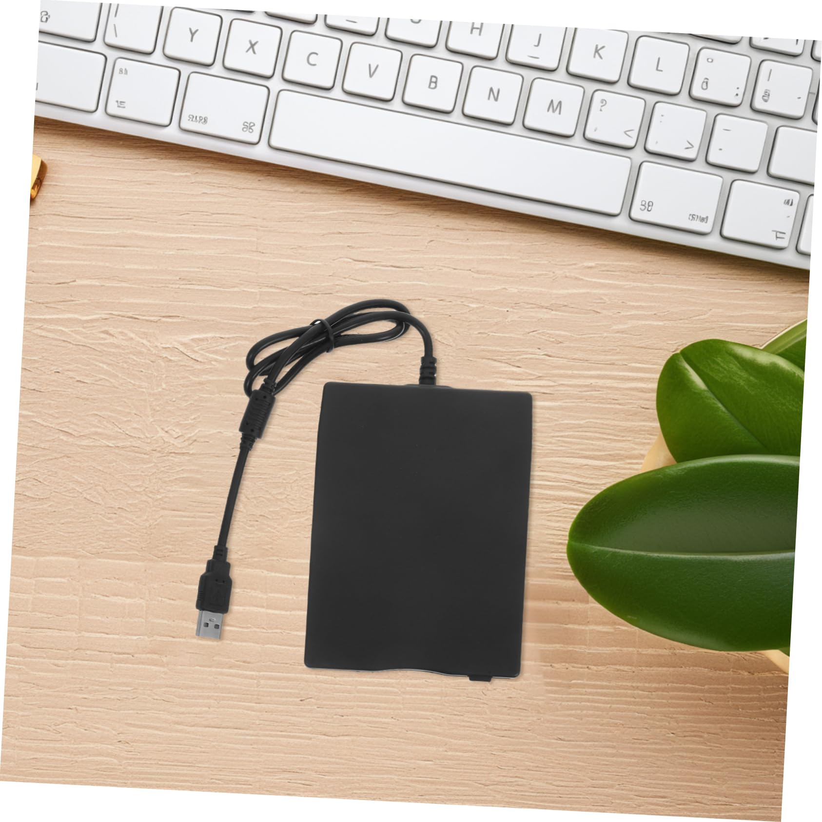 VILLCASE Lecteur de Disquettes Externe USB Noir en Abs, Portable et Plug and Play, Compatible PC et Ordinateur Portable pour Lire et Transférer Données de Disquettes 3,5 Pouces