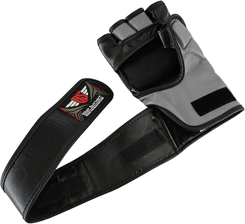 Miniatura 6 de BeSmart - Guantes de kickboxing, equipo de entrenamiento, guantes de lucha para artes marciales mixtas, para hombres y mujeres adultos (color gris,