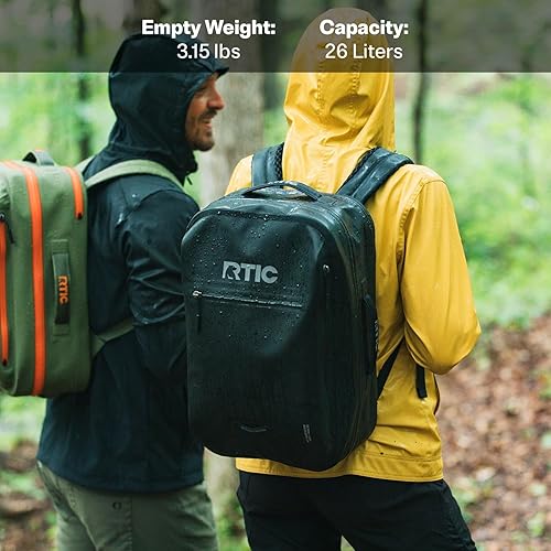 Miniatura 6 de RTIC Mochila ultra seca, bolsas impermeables al aire libre para senderismo, viajes, camping, canotaje, mochilero, 26L