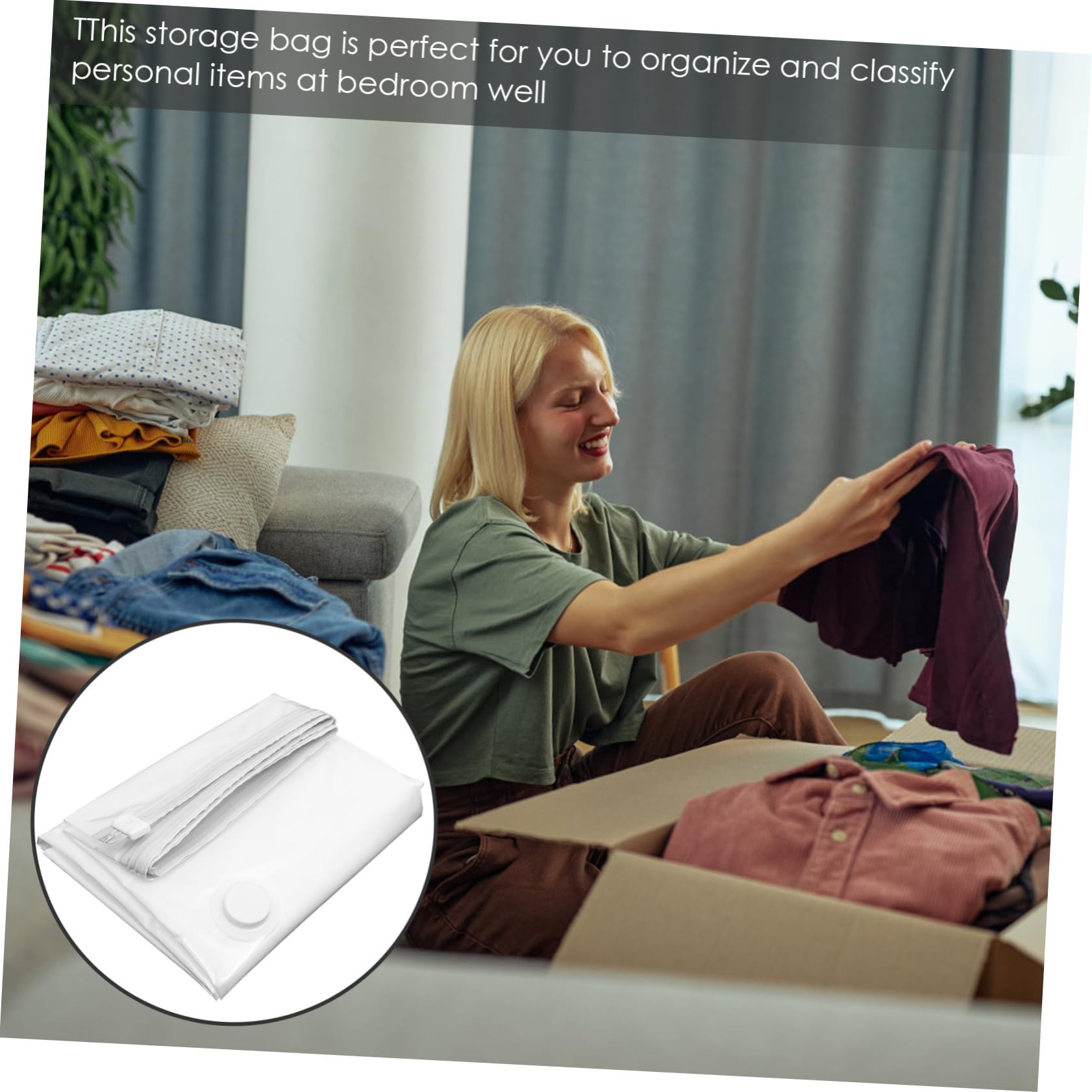 TOYANDONA Vakuumversiegelter Matratzen Vakuumbeutel aus Pa und Pe Großer Kompressionsbeutel 220x100cm für Bettdecken und Kleidung für Schlafzimmer und Keller zur Platzsparenden Aufbewahrung