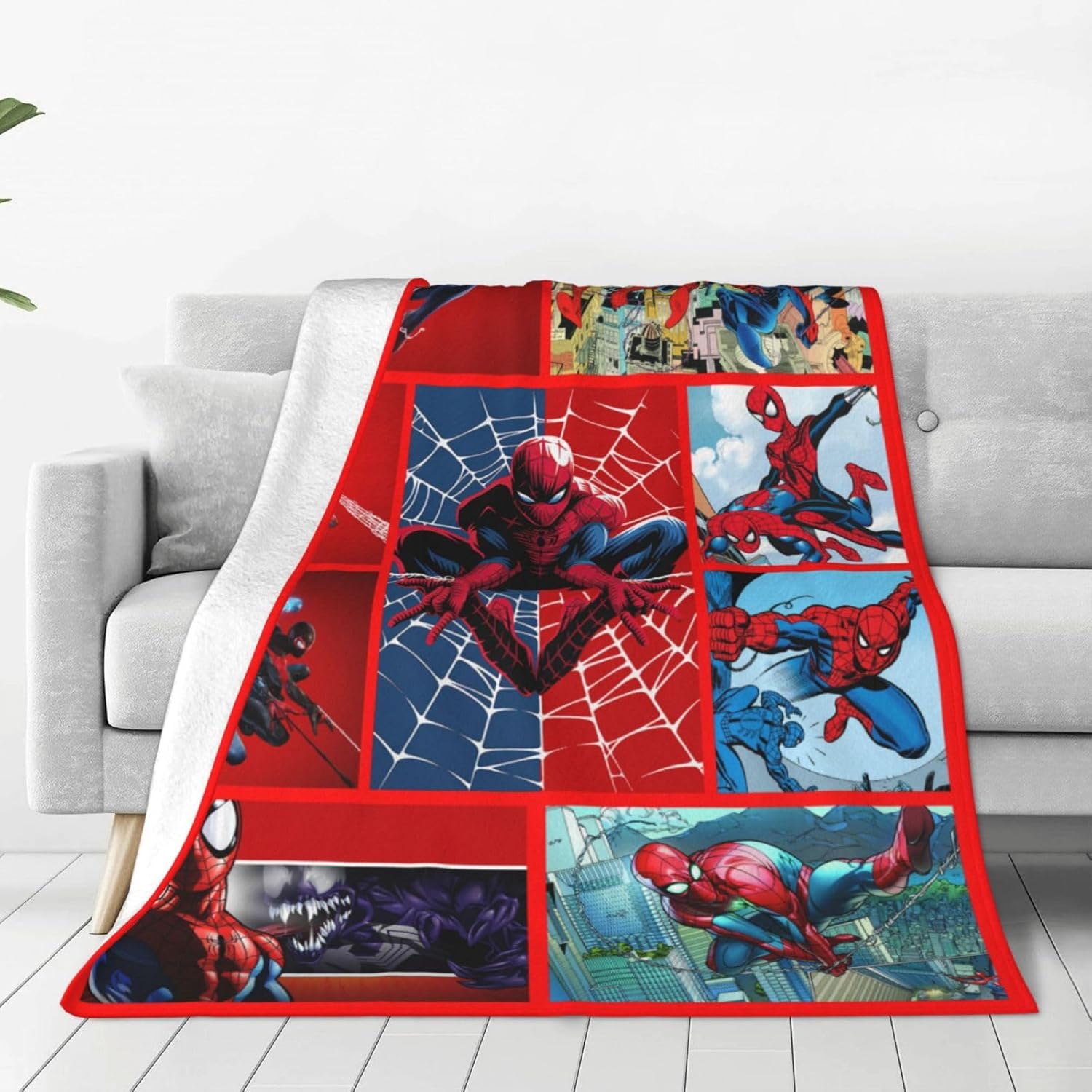 Anime Blanket Cartoon Throw Blanket Spider Blankets
