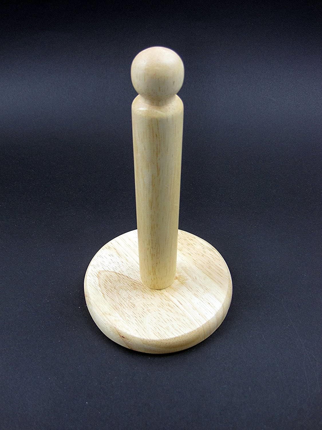 Young Soo Industrial Hardwood Toilet Paper Stand Countertop Toilet Roll Paper Holder Pack of 2