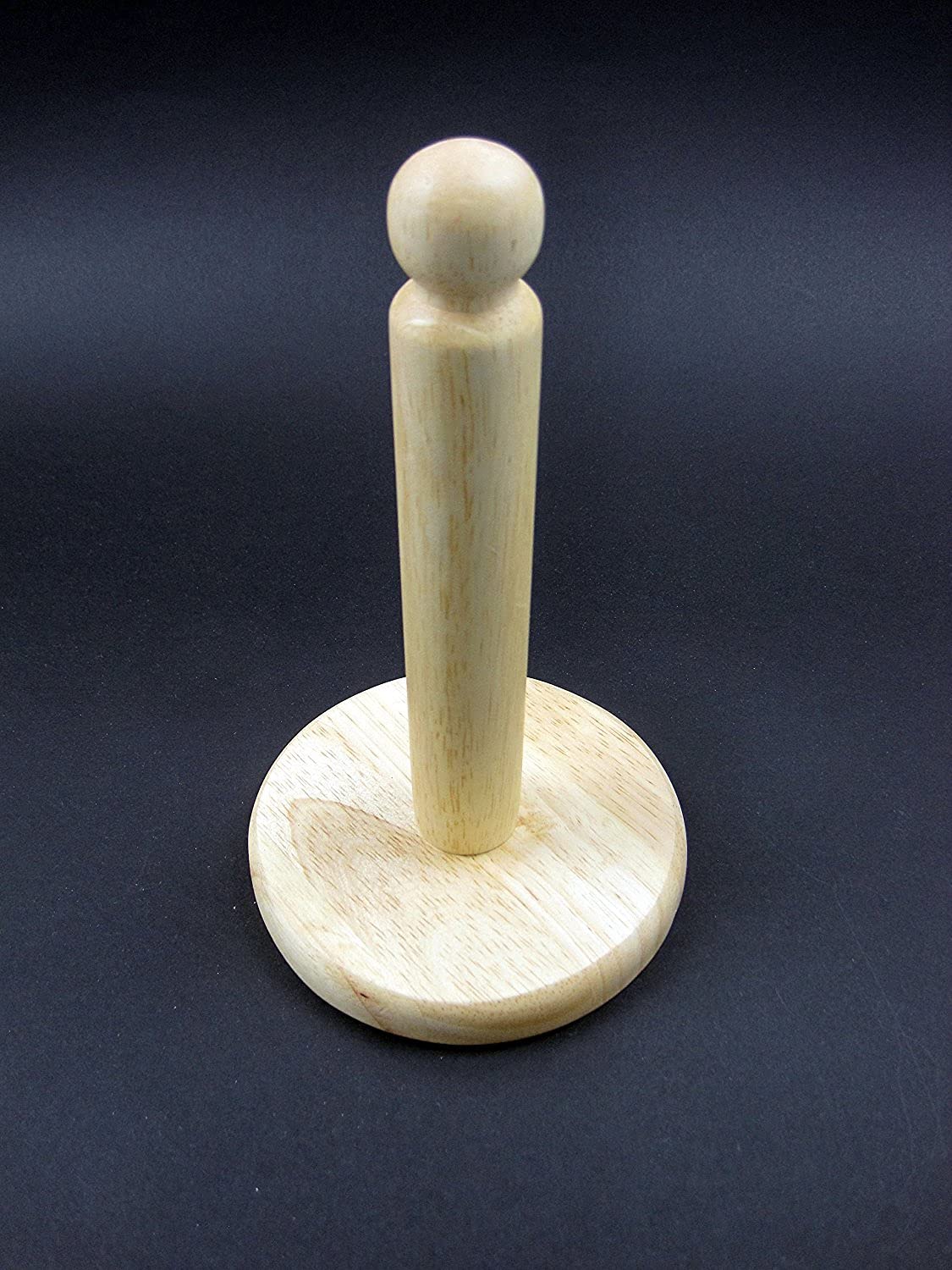 Young Soo Industrial Hardwood Toilet Paper Stand Countertop Toilet Roll Paper Holder Pack of 2