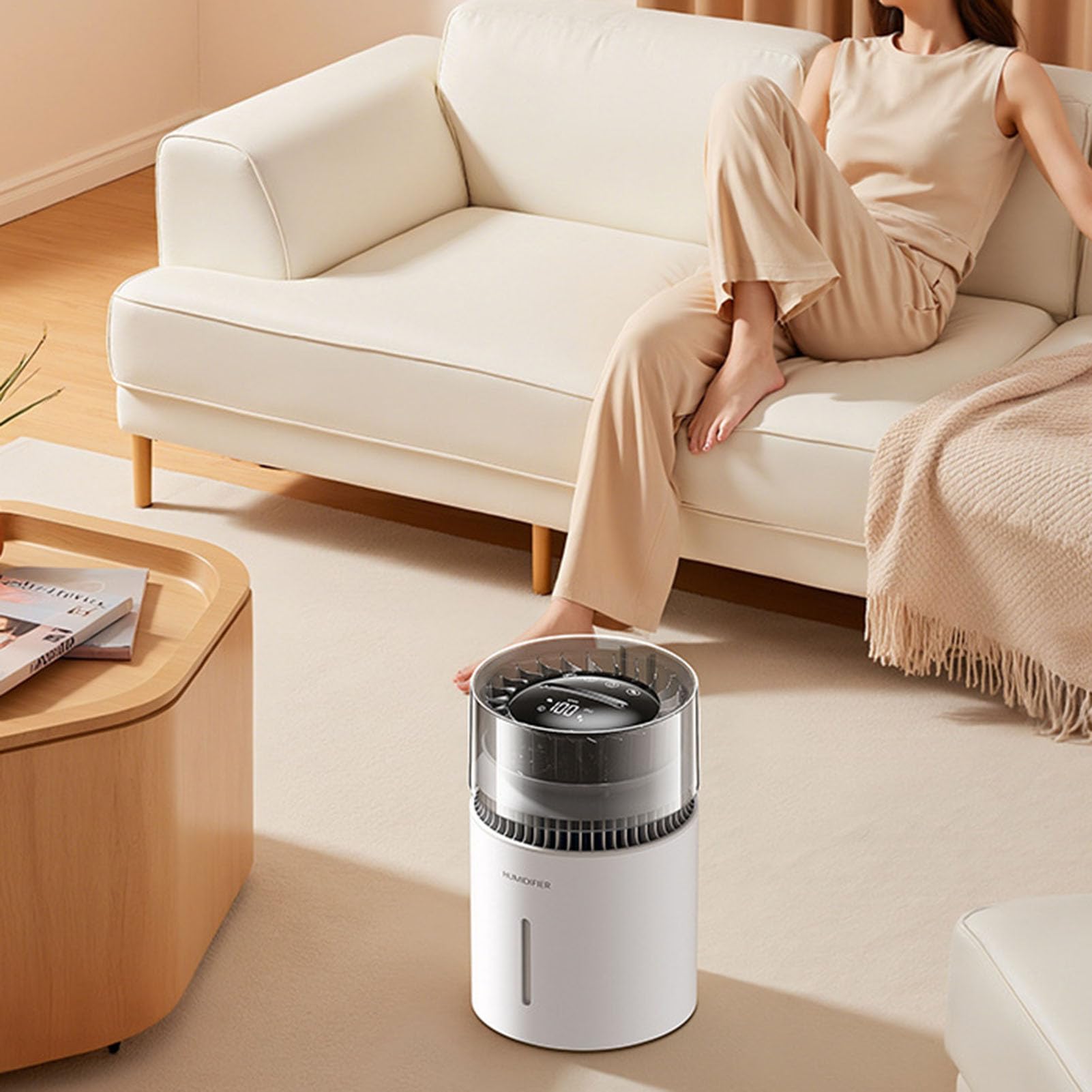Umidificatore per Camera da Purificatore d'Aria per Camera da con Ioni