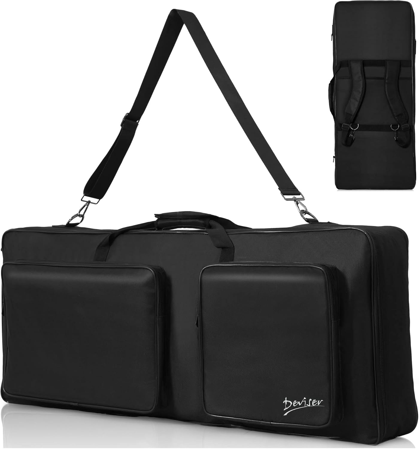 61 Key Keyboard Case Good Stitching 10MM Thick padding 40”×16.9”×5.5