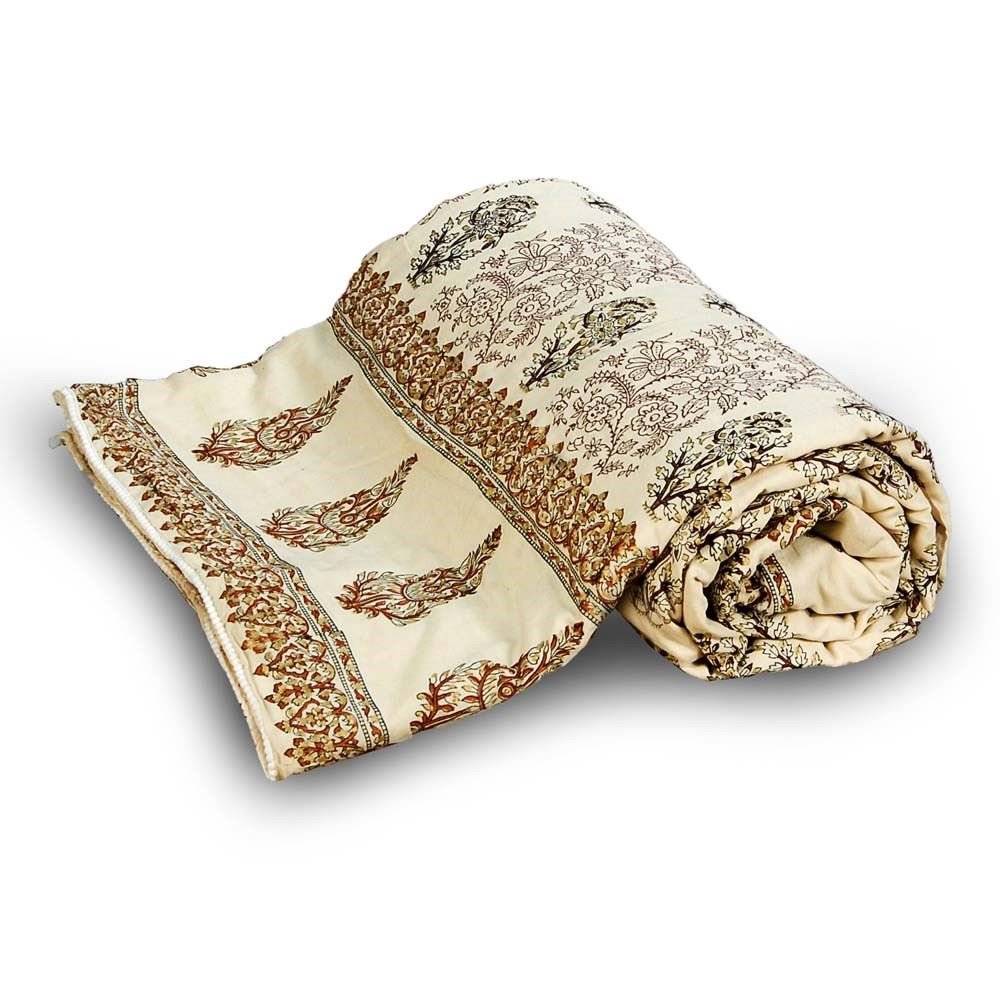 Buy Ethnic Arts Exclusive Rajasthani Quilts For Winter Jaipuri Razai, Sanganeri Print Razai