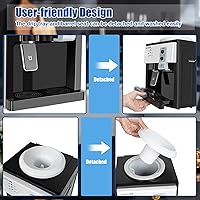 Vista 6 de Top Loading - Dispensador de enfriador de agua para encimera con agua caliente y fría, dispensador de enfriador de agua fría y caliente