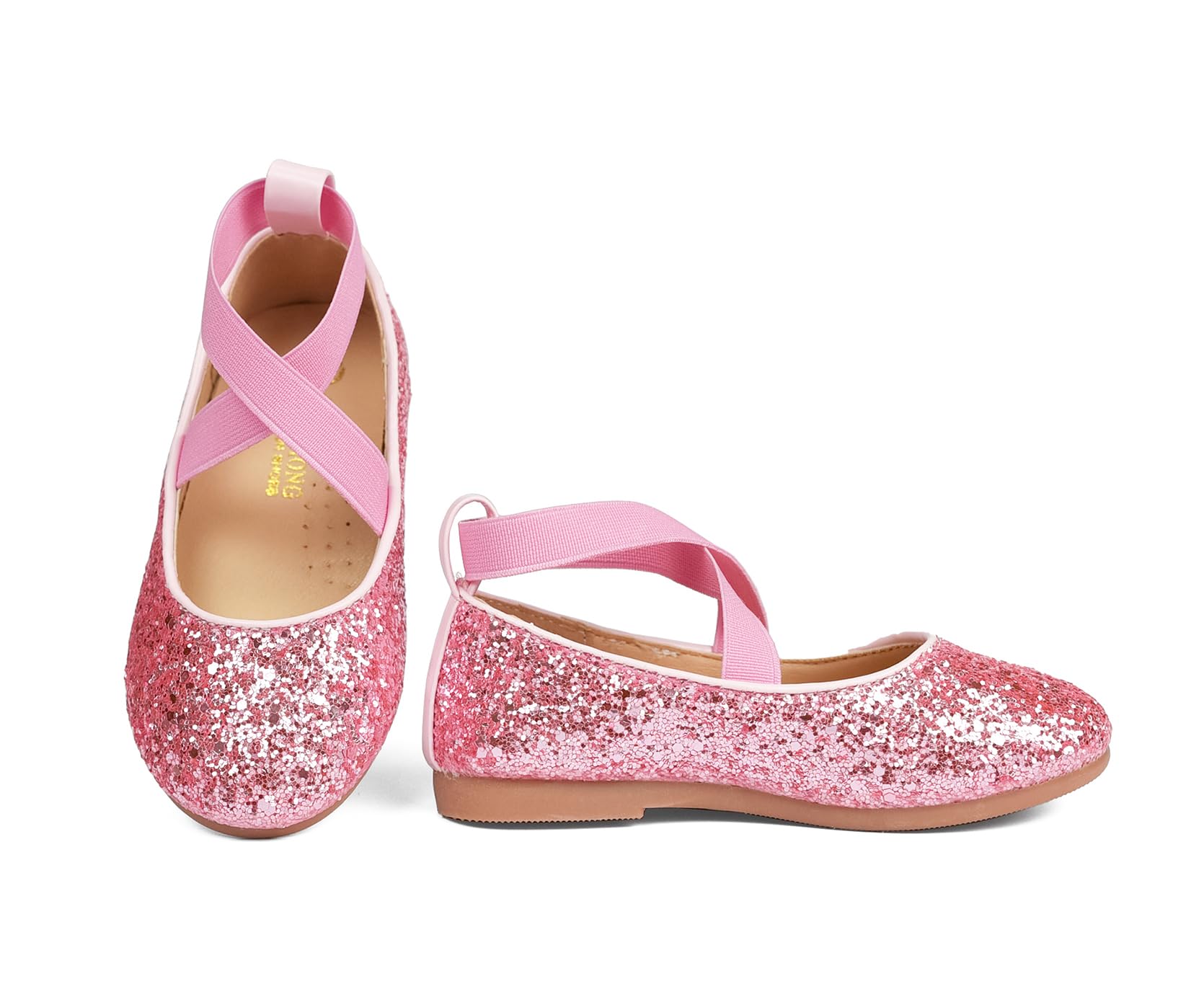 Chaussures de Princesse pour Filles avec Paillettes Scintillantes pour Fêtes, Anniversaires
