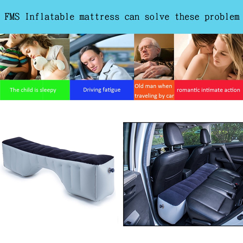FMS Auto aufblasbare Luftmatratze SUV Luftmatratze Passend für SUV/MVP/Limousinen, Auto-Matratze Bett for Reisen,usw.