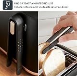 Tefal Includeo TT533811 Tostadora, 2 compartimentos, pinzas magnéticas, Tostador botones grandes, 7 niveles de tostado, bandeja recogemigas extraíble, palanca de extracción - 4