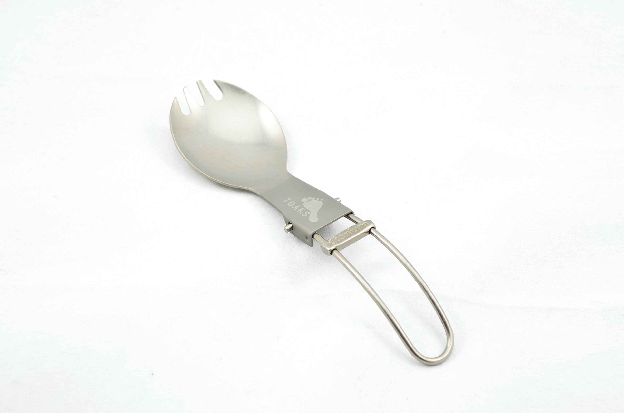 TOAKS Titanium Folding Spork by (SLV-06)