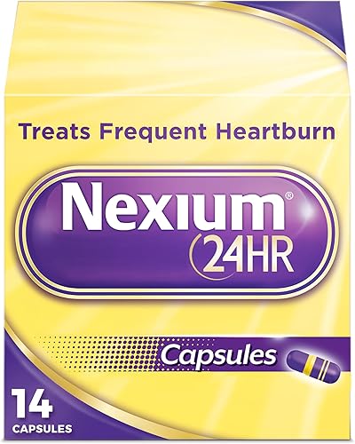 Nexium Cápsulas para acidez estomacal con alivio 24 h (14 unidades, cápsulas) Protección durante todo el día y toda la noche contra la acidez