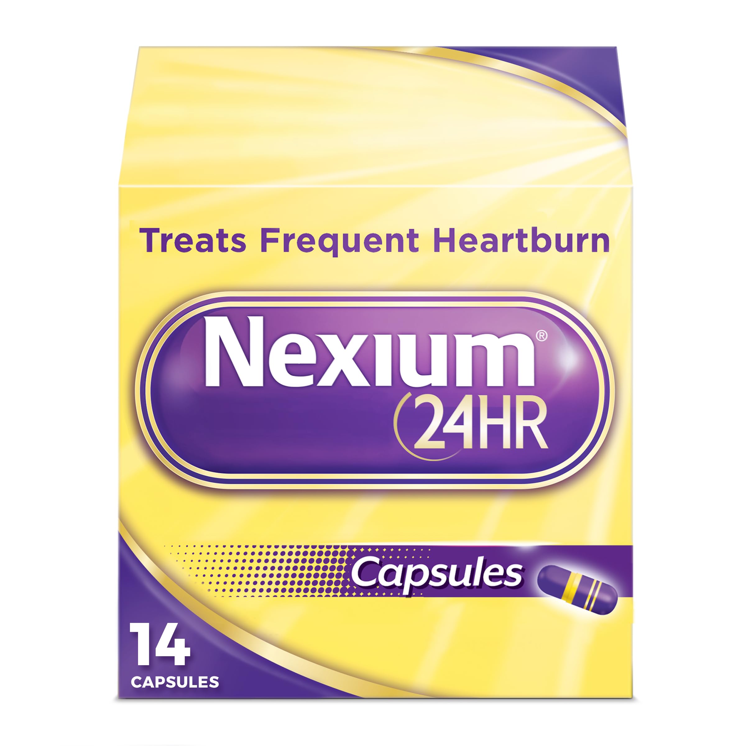 Nexium 24HR Acid Reducer Heartburn Relief Capsules, 14 Count