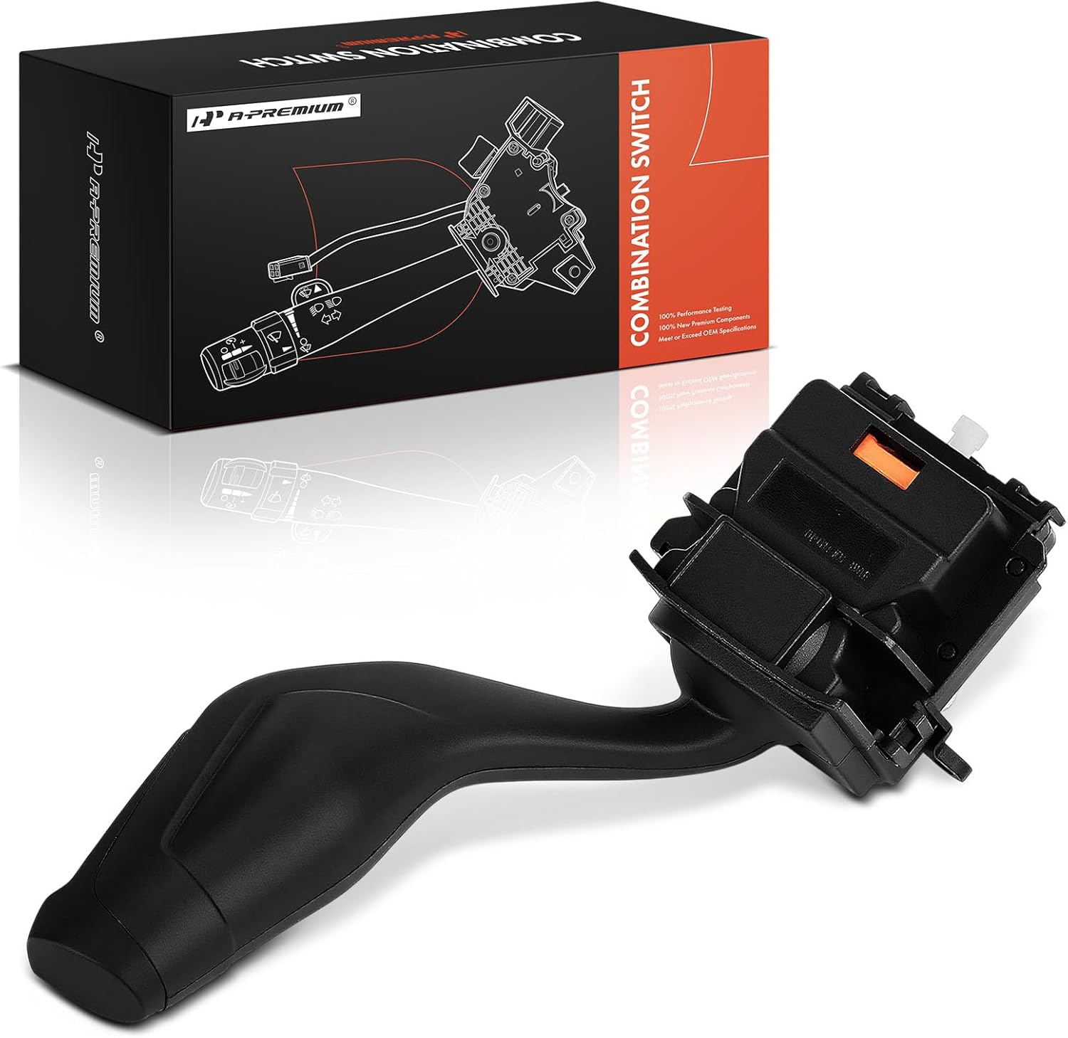A-Premium Turn Signal Switch, Headlight Dimmer Multifunction Switch Lever Compatible with Ford Fusion 2014-2019, Edge 2015-2024, Mustang 2015-2023 & Lincoln MKZ 2014-2018, MKX 2016-2018, MKC, Nautilus
