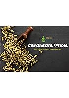 Vista 3 de True Organic Cardamomo Entero 3.5 oz – Certificado orgánico, certificado USDA y Kosher, puro Ceilán de primera calidad