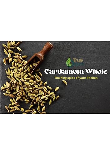 Miniatura 3 de True Organic Cardamomo Entero 3.5 oz  Certificado orgánico, certificado USDA y Kosher, puro Ceilán de primera calidad