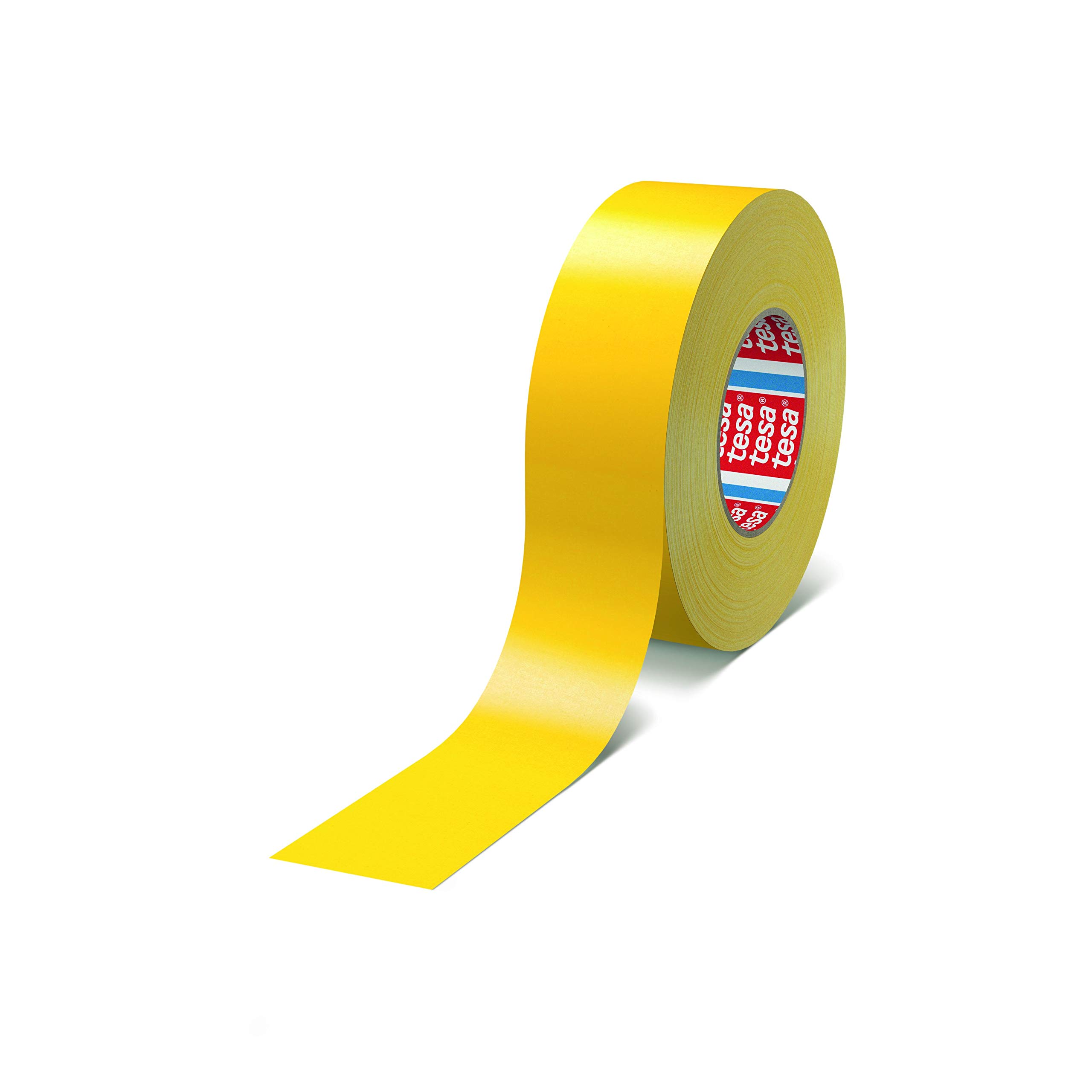 tesa band 4651 Premium leistungsstarkes Gewebeband versch. Breiten und Farben (38 mm x 50 m, gelb)