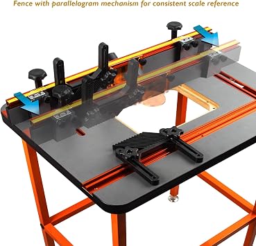 O'SKOOL Precision Router Table with Dust Collection Box