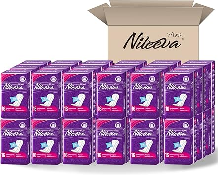 Care Maxi Sanitary Napkins with Wings Ultra Soft, Super Absorbency & Individually Wrapped Super Value Bulk Pack 16 Pads/Pack X 36 Packs = 576 Pads
