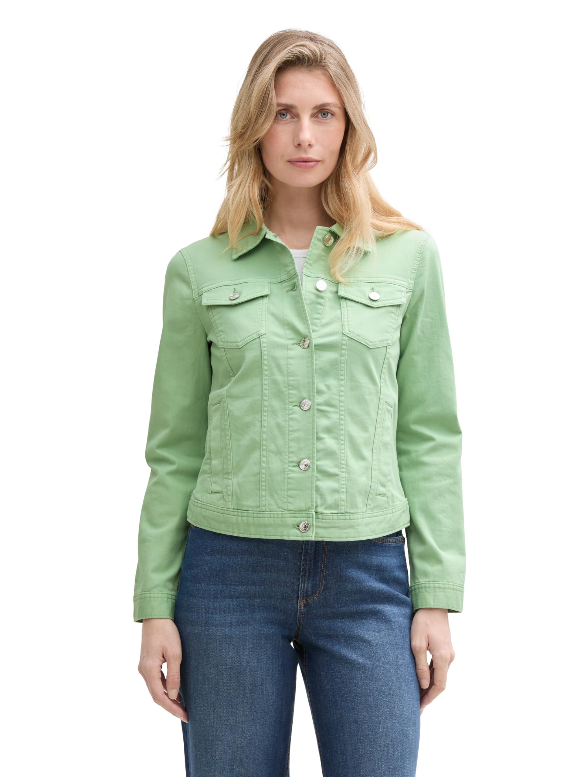 TOM TAILOR Damen Basic Jeansjacke