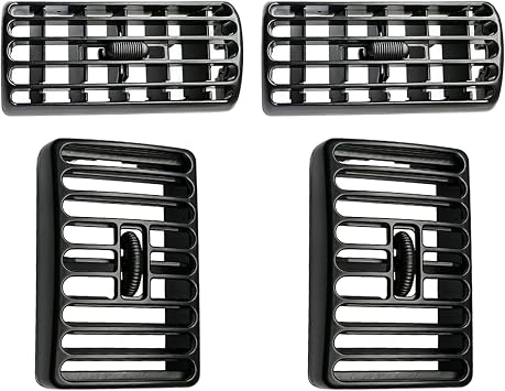 4PCS Dashboard Air Duct Vents Heater Louver Outlet Grille Fits for Jeep